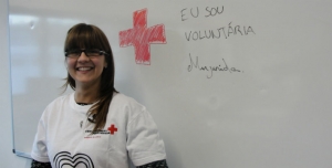 Voluntários da Juventude da Cruz Vermelha em ação